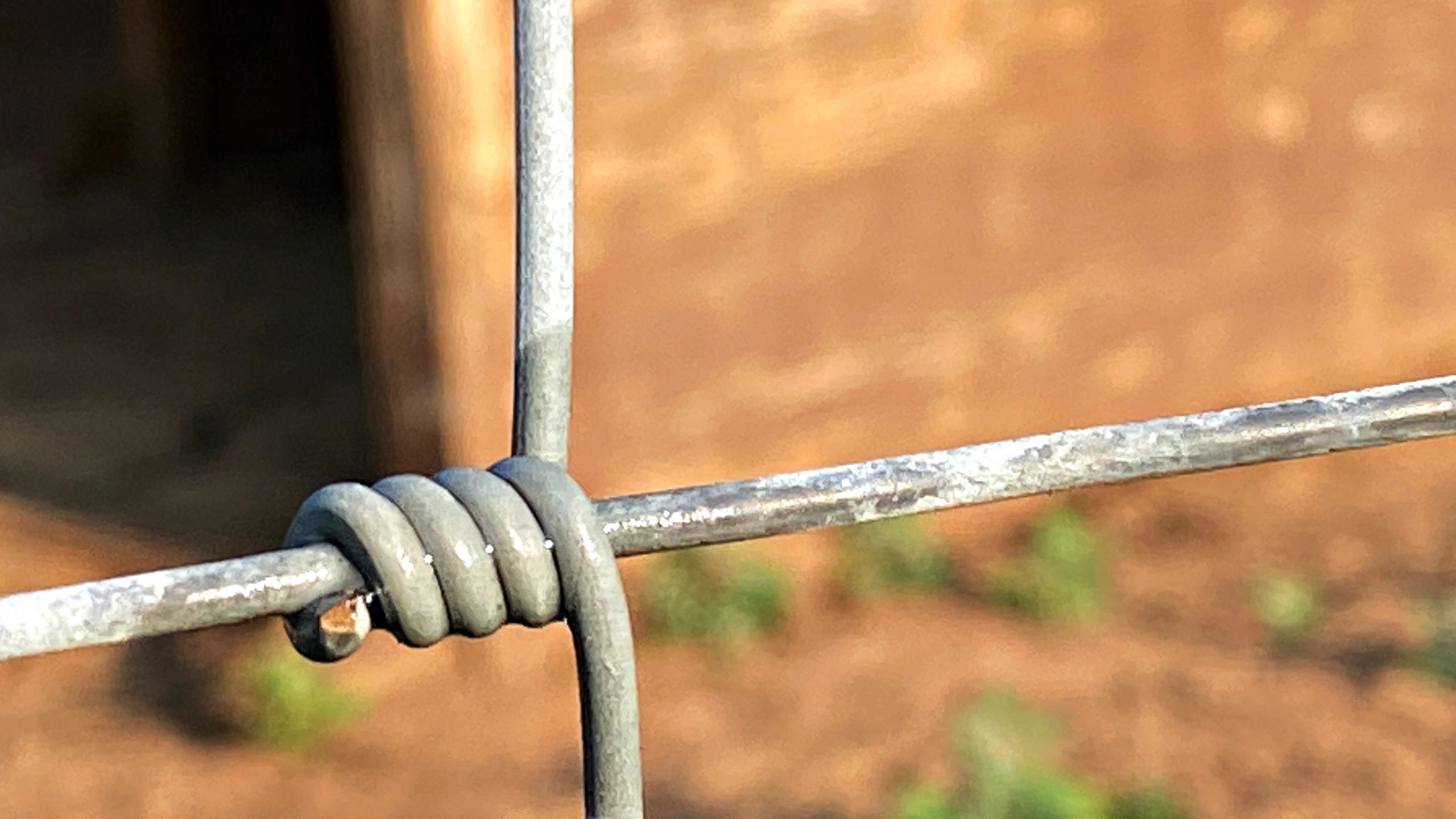 Livestock fence detail suitable for farm and rural examples